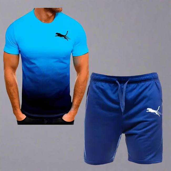 Martin™ New Men's Tracksuit Short Sleeve T-shirt and Tracksuit shorts