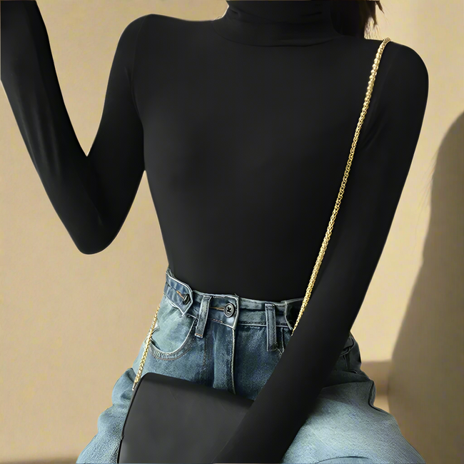 Mulonu® Tops Slim-fit Thermal Turtleneck Elasticity Sweater