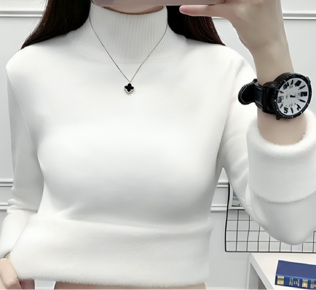 Mulonu® Sweater For Women Winter Thicken Turtleneck Slim Knit