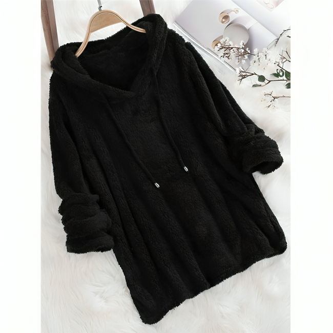 Mulonu® Winter Fleece Sweater Fluffy Thin Hooded Women Casual Sweaters