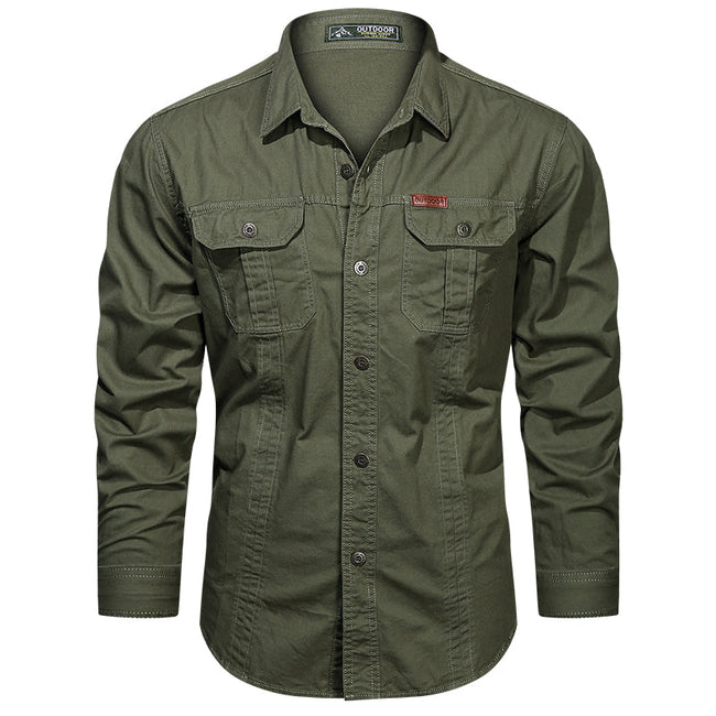 Mulonu® High style black cargo shirt