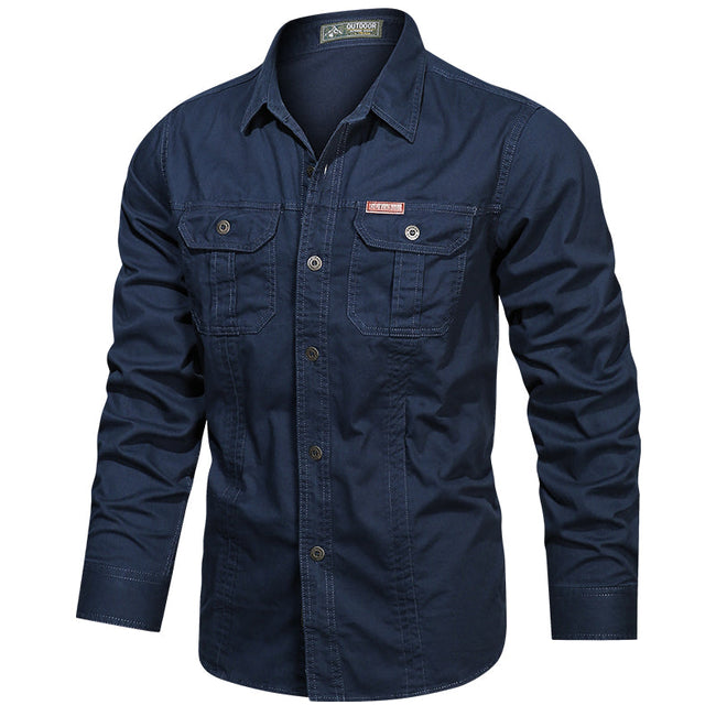 Mulonu® High style black cargo shirt