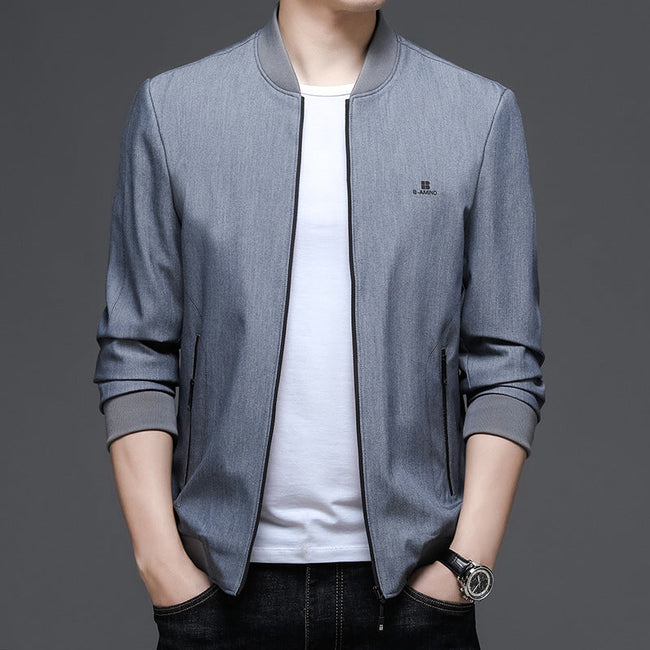 Mulonu® New Branded Men's Fashion Windbreaker jacket: Classic Autumn Style