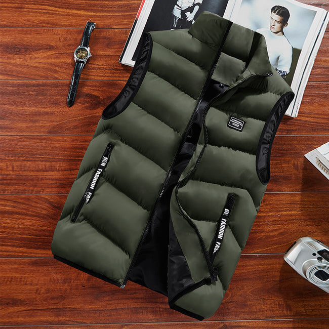 Mulonu® Autumn Thermal Vest for Men: Fashionable, Sleeveless, Cotton,up to 8XL