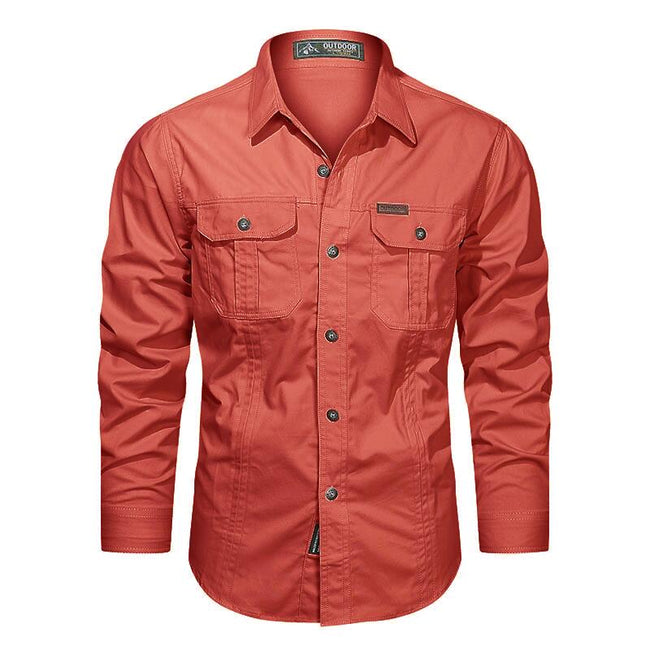 Mulonu® High style black cargo shirt