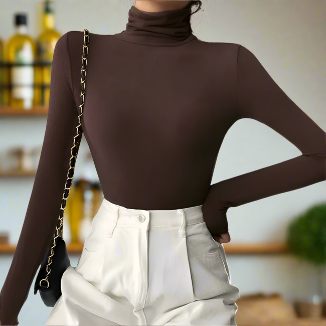 Mulonu® Tops Slim-fit Thermal Turtleneck Elasticity Sweater