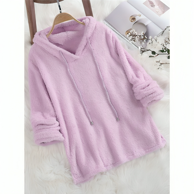 Mulonu® Winter Fleece Sweater Fluffy Thin Hooded Women Casual Sweaters