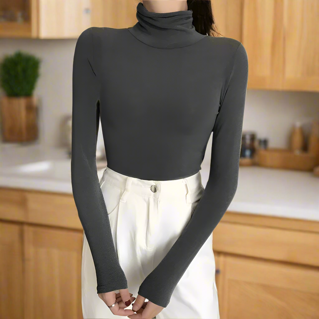 Mulonu® Tops Slim-fit Thermal Turtleneck Elasticity Sweater