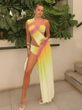 Mulonu® Sexy One-shoulder Cut-out Maxi Dress