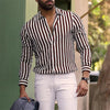 Mulonu® Black casual button up shirt