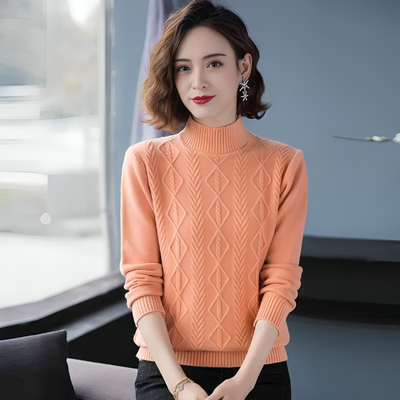 Mulonu® Women Turtleneck Sweater Winter Long Sleeve