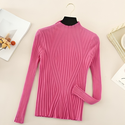 Mulonu® Knitted Sweater Women Pullover Long Sleeve