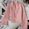 Mulonu® Short Women Blazers Long Sleeve Lady Office Blazer