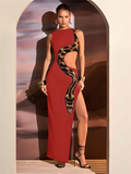 Mulonu® Sleeveless Maxi Dress Sexy Hollow Out