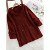 Mulonu® Winter Fleece Sweater Fluffy Thin Hooded Women Casual Sweaters