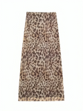 Mulonu® Leopard Mesh Strapless & Backless Women Tops