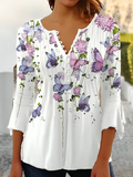 Mulonu® Woman Casual Shirt Printed Blouse