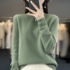 Mulonu® Women's sweater wool O-neck warm pullover top