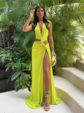 Mulonu® Sexy One-shoulder Cut-out Maxi Dress