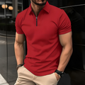 Martin™ solid color 2024 summer polo shirt