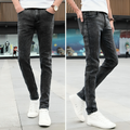 Martin™ simple straight black skinny jeans