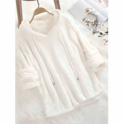 Mulonu® Winter Fleece Sweater Fluffy Thin Hooded Women Casual Sweaters