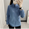 Mulonu® Winter Women Sweatshirt Coat Loose Zip Up Long Sleeve