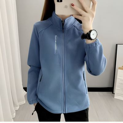 Mulonu® Winter Women Sweatshirt Coat Loose Zip Up Long Sleeve
