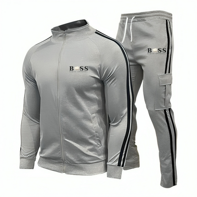 Martin™ Men's Long-sleeved Tracksuit, Gym Jogging Suit