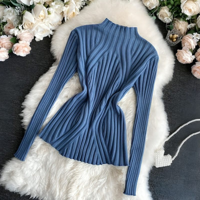Mulonu® Knitted Sweater Women Pullover Long Sleeve
