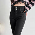 Mulonu® Winter Velvet High Waist Skinny Jeans: Warm, Slim Fit, and Stylish