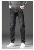 Mulonu® Winter Fashion: Slim Stretch Fleece Jeans for Men with Plush Velvet