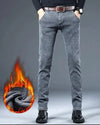 Mulonu® New Winter Fashion: Velvet Stretch for Men, High Quality, Sizes 27-38