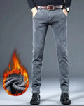 Mulonu® New Winter Fashion: Velvet Stretch for Men, High Quality, Sizes 27-38