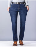 Mulonu® Winter Classic: Business Casual Velvet Straight Jeans - Warm and Stylish