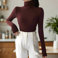 Mulonu® Tops Slim-fit Thermal Turtleneck Elasticity Sweater