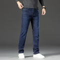 Mulonu® Stay Cozy in 2024: Men's Slim Warm Winter Jeans - Stretch Fleece