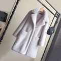 Mulonu® New Women Plush Fur Long Coat Plus size