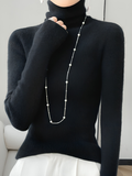 Mulonu® Women Turtleneck Sweater Wool Soft Kniwear