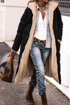 Mulonu® Women's Winter Fleece Jacket Wool Long Hooded Overcoat