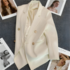 Mulonu® Blue Women Blazers long Office coat for women