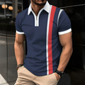 Martin™ comfortable printed summer polo t-shirt