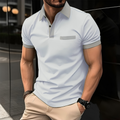 Martin™ comfortable printed summer polo t-shirt