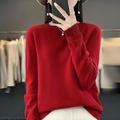 Mulonu® Women's sweater wool O-neck warm pullover top