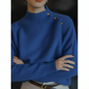 Mulonu® Raccoon Fleece Half High Neck Loose Women Long Sleeve Sweater