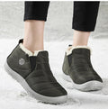 2024 New Waterproof Snow Boots for Women: Zipper Ankle Boots, Winter-Ready