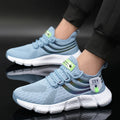 2024 New Mesh Sneakers: White Running Platform Shoes, Comfortable for Outdoor Sports