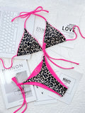 Mulonu® Leopard Wrap Bikini: Sexy Two-Piece Lace-up Swimwear Set for Beach Outfits