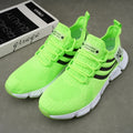 2024 New Mesh Sneakers: White Running Platform Shoes, Comfortable for Outdoor Sports