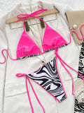 Mulonu® Leopard Wrap Bikini: Sexy Two-Piece Lace-up Swimwear Set for Beach Outfits